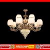 Đèn chùm cao cấp chao đá ngọc trai C-79