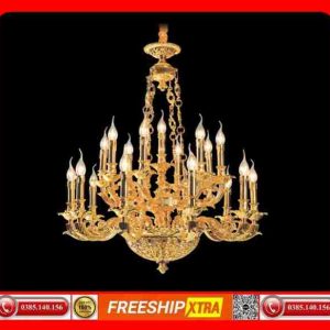 Đèn Chùm nến Châu âu cao cổ điện cấp C-2079