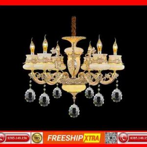 Đèn Chùm nến pha lê Châu âu cao cổ điện cấp C-266