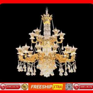Đèn chùm pha lê nến Châu âu cao cấp C-228