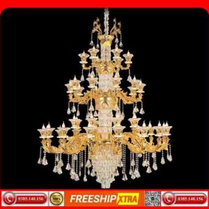 Đèn chùm pha lê nến Châu âu cao cấp C-229