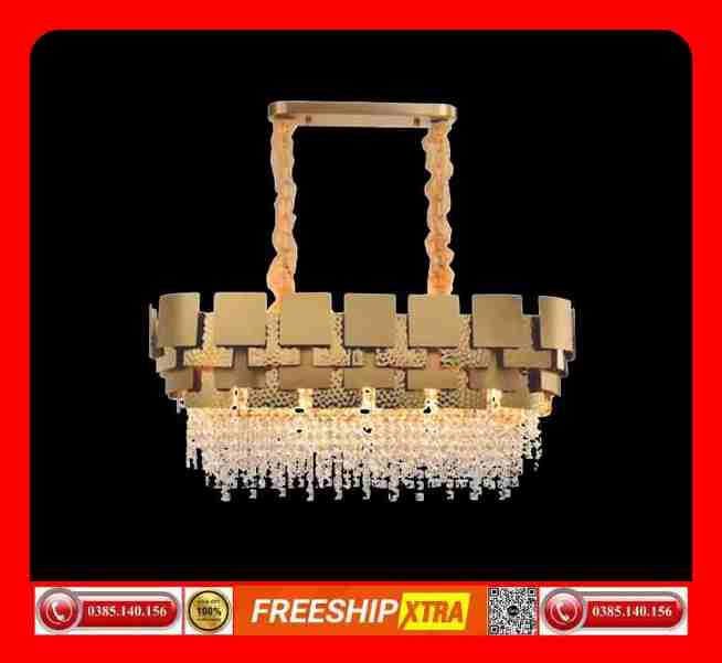 Đèn chùm thả pha lê Châu âu cao cấp CFL-128