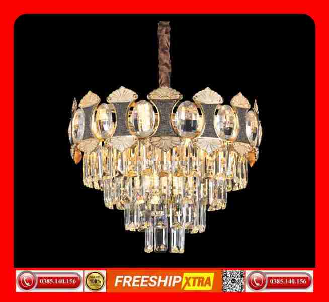 Đèn chùm thả pha lê Châu âu cao cấp CFL-135
