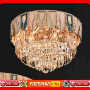 Đèn chùm thả pha lê bầu dục Châu âu cao cấp MFL-294