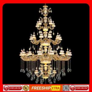 Đèn Chùm pha lê Châu âu cao cổ điện cấp C-270