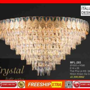 Đèn chùm thả pha lê Châu âu cao cấp CFL-293
