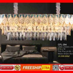 Đèn chùm thả pha lê Châu âu cao cấp CFL-294