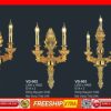 Đèn tường nến đồng nguyên chất cao cấp VD-901-902-903