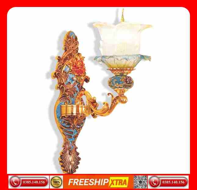 Đèn tường phòng khách Châu âu cao cổ điện cấp V-567