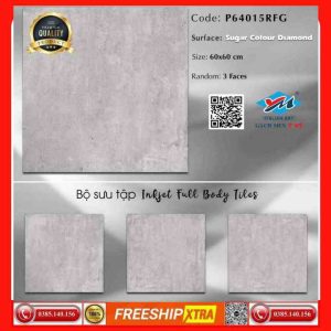 Gạch 60x60 Ý Mỹ Columbuscera-P64015RFG xám bê tông