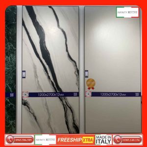 Alternative view of Đá Nung Kết Gamilla 120x270 Panda 30A Trắng Đen