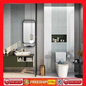 Alternative view of Gạch Mosaic Prime 50101TC màu xám trắng