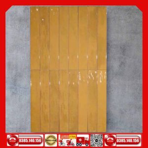 Gạch ốp 6x40-M604T05 Mosaic trang trí vàng