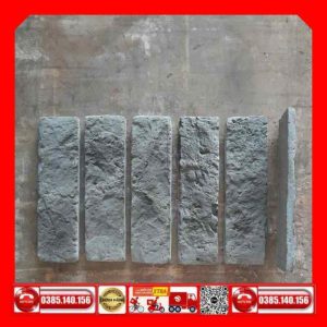 Gạch Cổ 190x50x10 Xám Đậm Cháy MCX19503