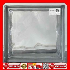 Gạch Kính Vân Mây Xám-190x190x80-mm