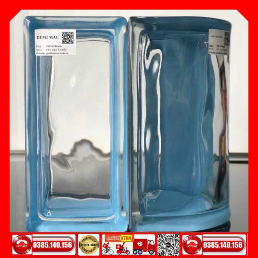 Gạch Kính Góc Đỏ 190x100x80-mm - Ảnh 3