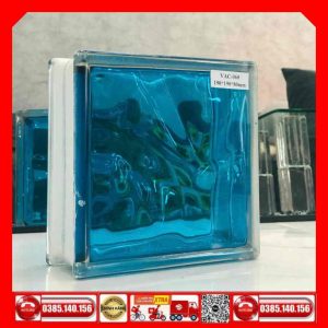Gạch Kính Lấy Sáng Xanh Dương 190x190x80-mm VA060