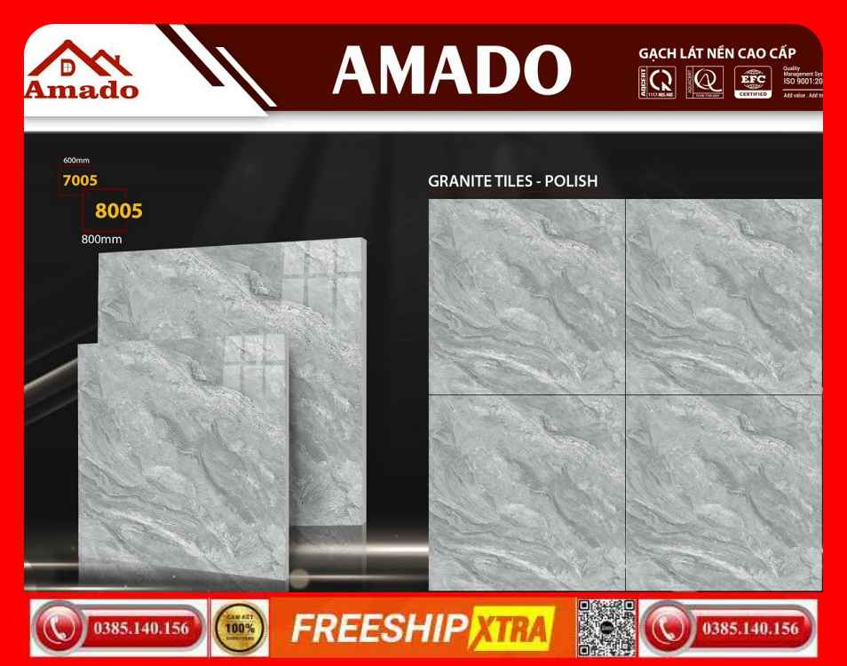 Gạch 60x60 Amado 7005