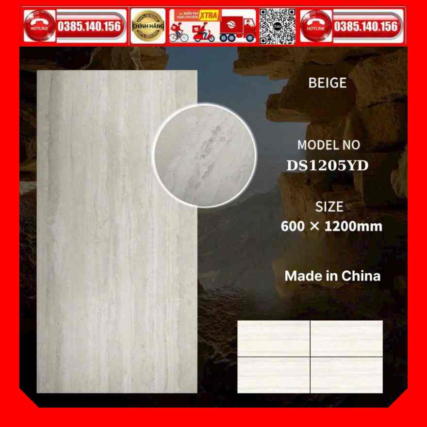 Gạch 60x120 Travertina Beige 1205YD