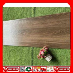 Gạch lát cầu thang VINCT035 gỗ nâu