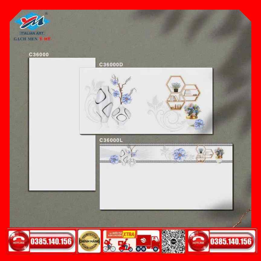 Gạch ốp 30x60 Ý MỸ C36000-C36000D-C36000L