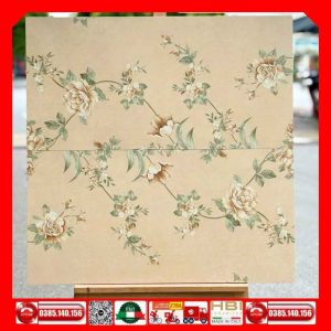 Gạch 40x80 trang trí H801 bông hoa