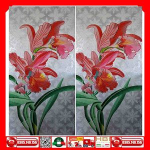 Tranh Mosaic Hoa Đỏ MTHHD37