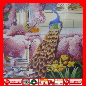 Tranh Mosaic Chim Công MTHHD39